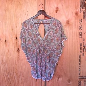 Victoria's Secret Women’s XS Bohemian Flutter Sleeve Tunic Blouse / Coverup